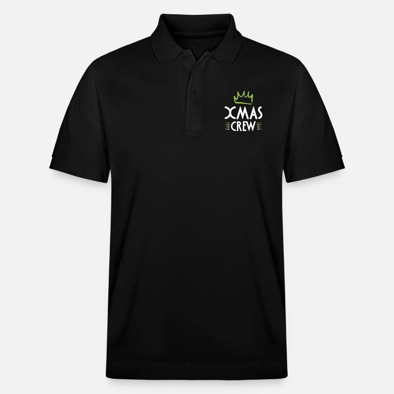 Xmas Crew - Stanley/Stella Unisex Bio-Poloshirt PREPSTER - Schwarz