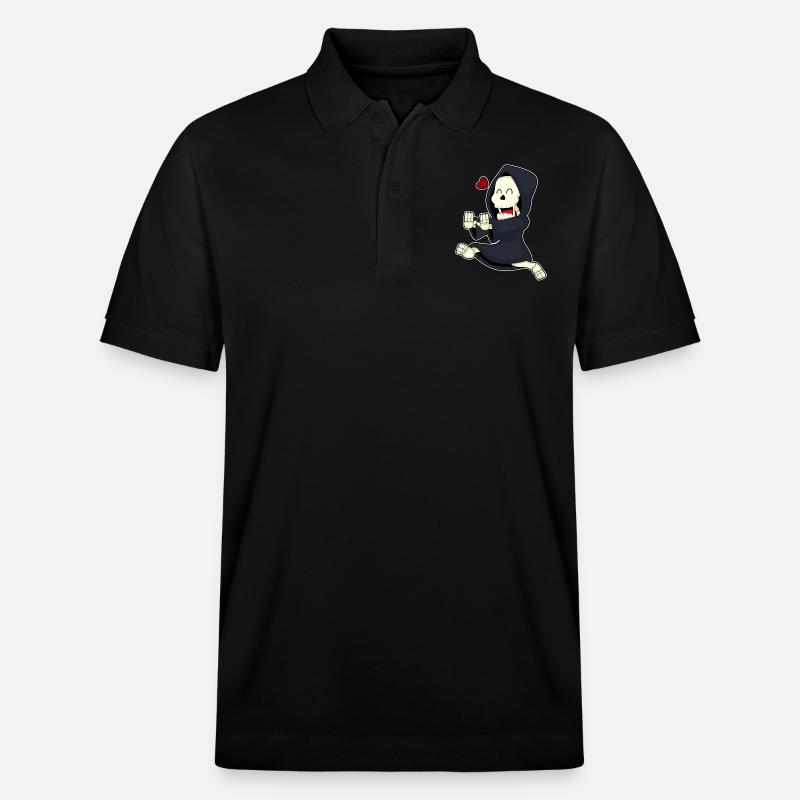 Skeleton Jogger Jogging - Polo PREPSTER bio Stanley/Stella Unisexe - noir