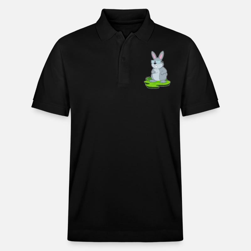 Lunettes de lapin - Polo PREPSTER bio Stanley/Stella Unisexe - noir