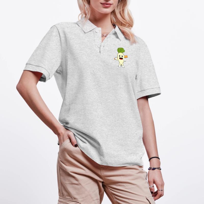Radieschen Baseball Baseballschläger Stanley/Stella Unisex Bio-Poloshirt PREPSTER