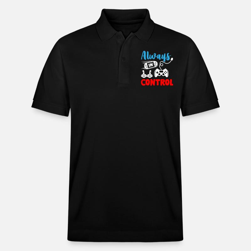 Always in Control Gamer - Stanley/Stella Unisex Bio-Poloshirt PREPSTER - Schwarz