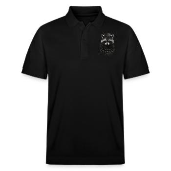 Soutenez votre chasseur local - Polo PREPSTER bio Stanley/Stella Unisexe - noir - Devant - Roxy (174cm) & Andy (188cm)