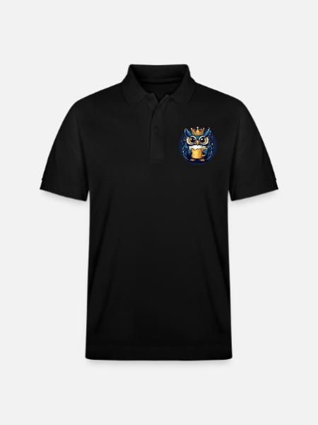 Eule Bier - Stanley/Stella Unisex Bio-Poloshirt PREPSTER - Schwarz