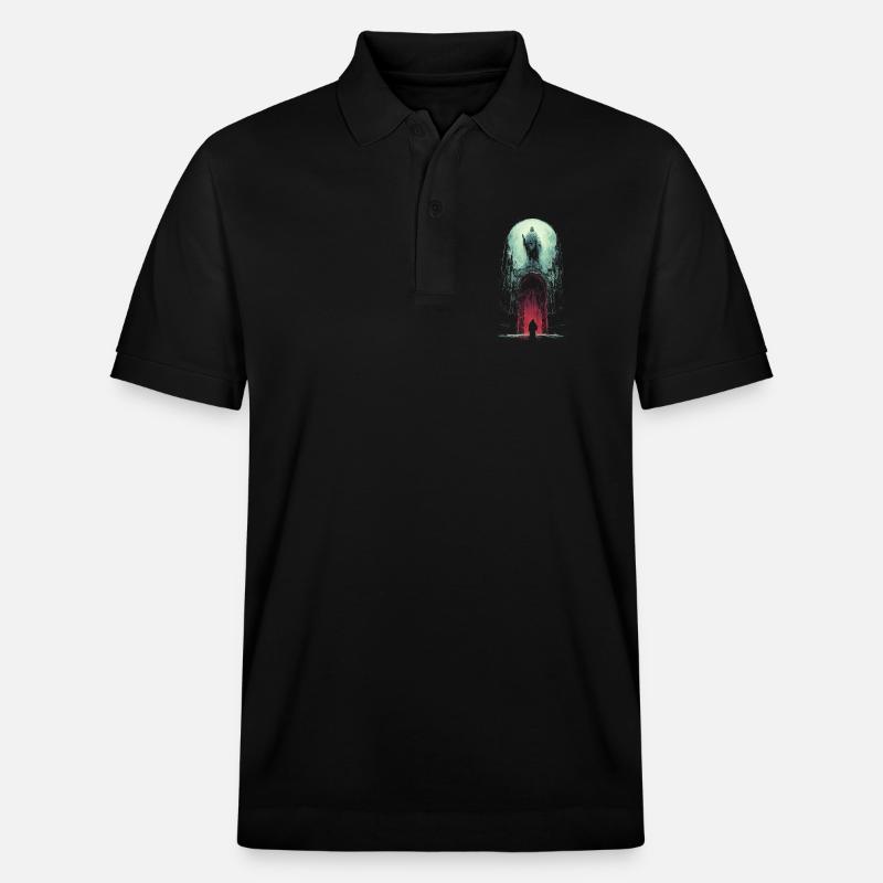 See you8 in Valhalla - Stanley/Stella Unisex Bio-Poloshirt PREPSTER - Schwarz