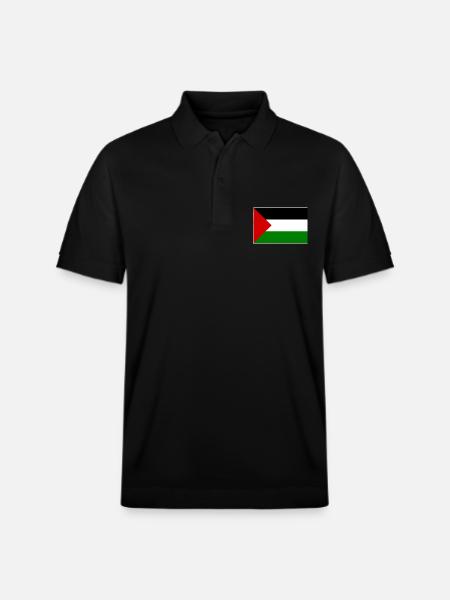 Free palestine - Stanley/Stella PREPSTER økologisk unisex poloshirt - sort