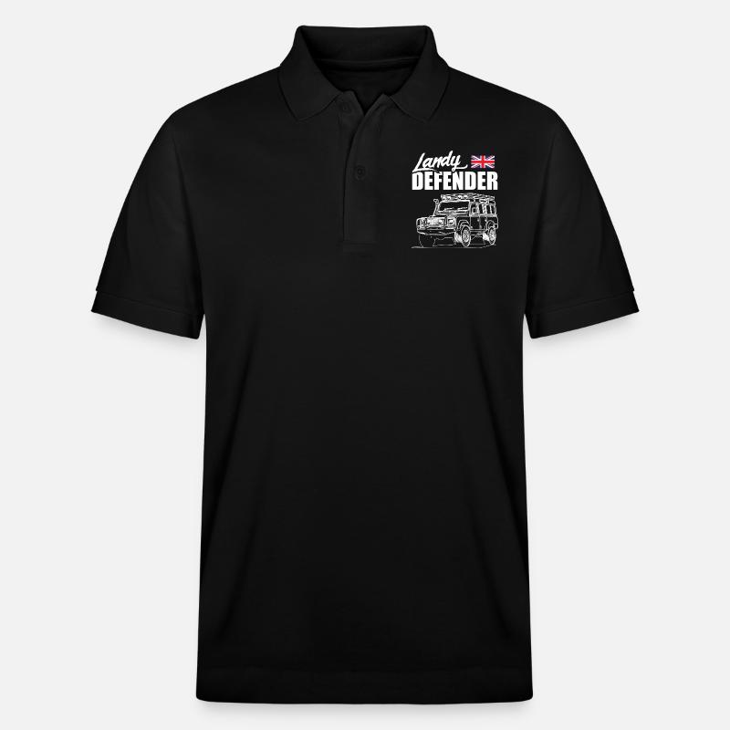 Landy Defender - Stanley/Stella Unisex Bio-Poloshirt PREPSTER - Schwarz