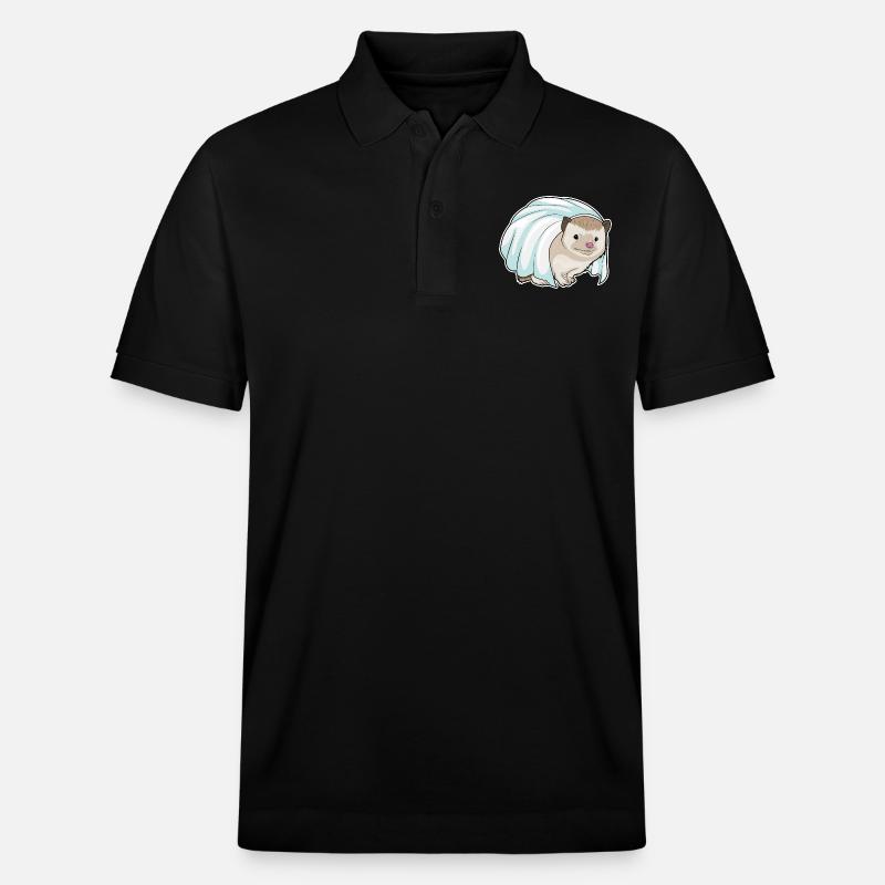 Mariage Hérisson Bride - Polo PREPSTER bio Stanley/Stella Unisexe - noir
