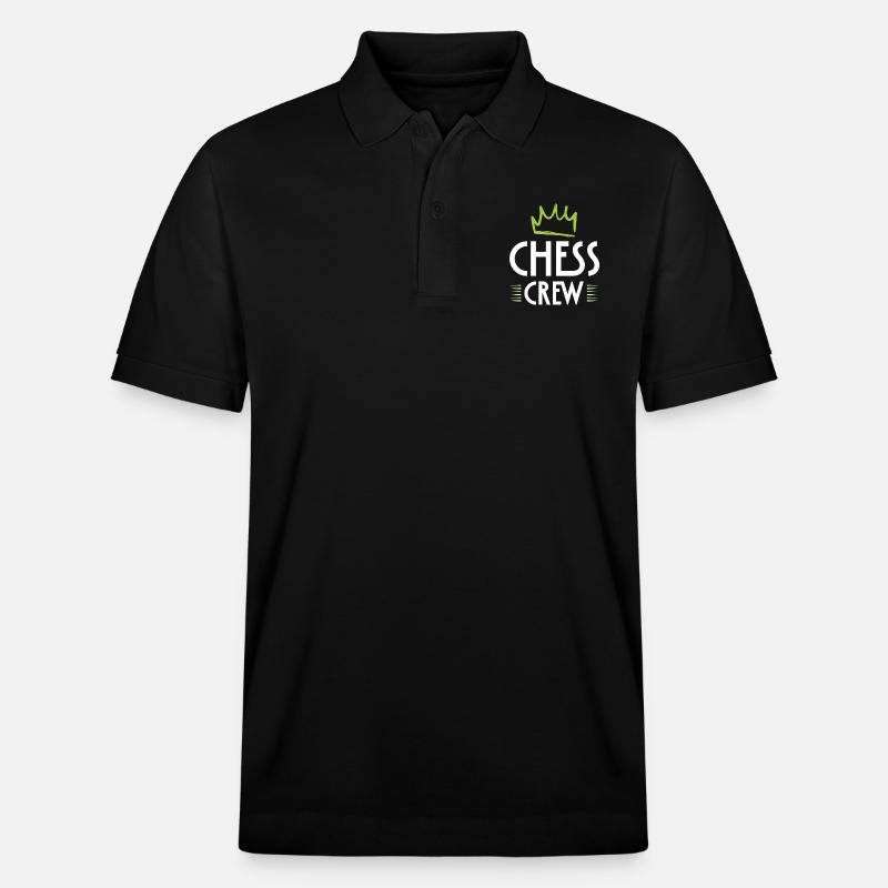 Chess Crew - Stanley/Stella Unisex Bio-Poloshirt PREPSTER - Schwarz
