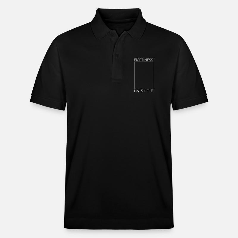 Emptiness inside - Stanley/Stella Unisex Bio-Poloshirt PREPSTER - Schwarz