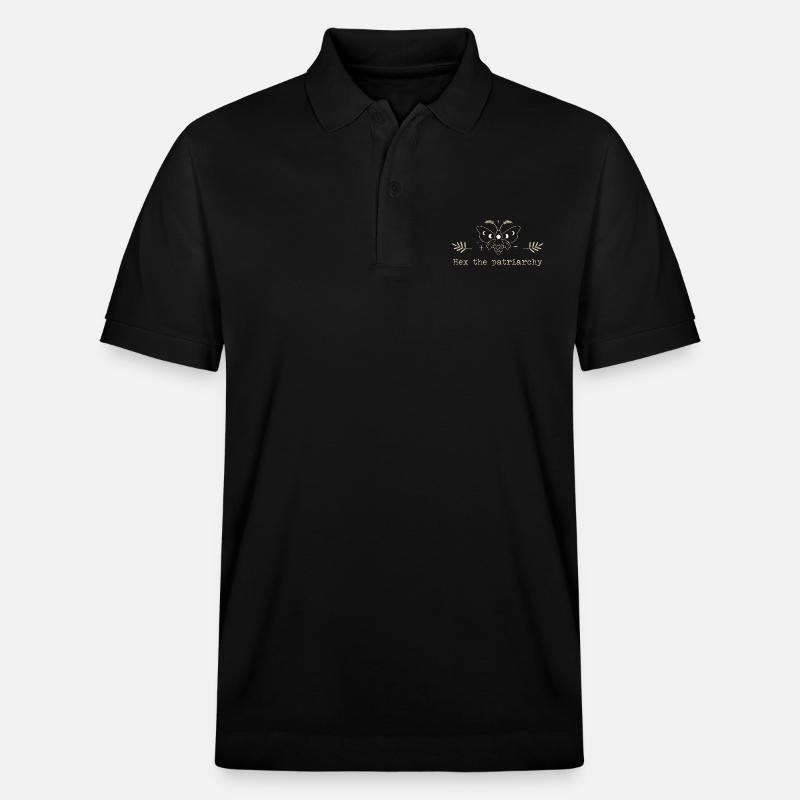 Hex the patriarchy - Polo PREPSTER bio Stanley/Stella Unisexe - noir
