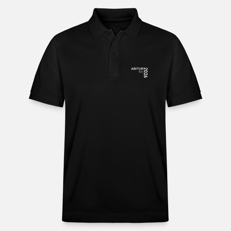ABITUR - Stanley/Stella Unisex Bio-Poloshirt PREPSTER - Schwarz