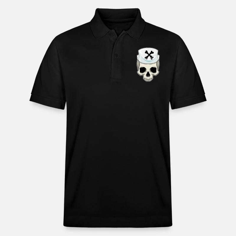 Infirmière crânienne - Polo PREPSTER bio Stanley/Stella Unisexe - noir