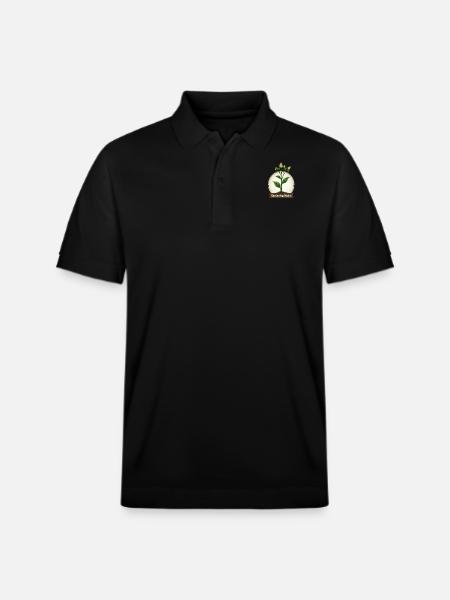 Gartensüchtiger Pflanze Emblem - Stanley/Stella Unisex Bio-Poloshirt PREPSTER - Schwarz