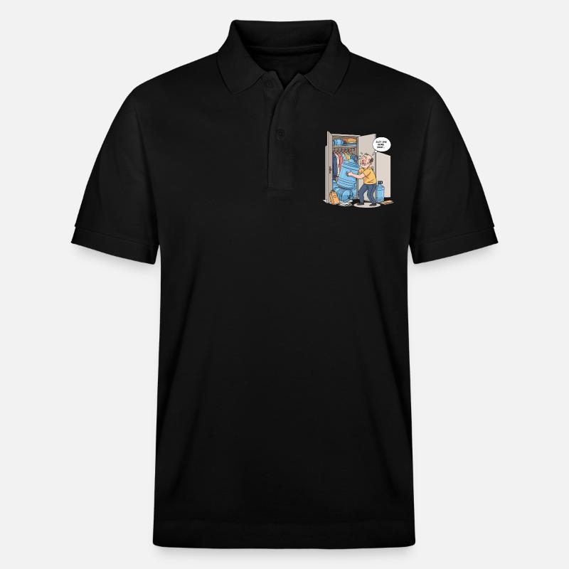 Nur ein weiterer Tropfen... - Stanley/Stella Unisex Bio-Poloshirt PREPSTER - Schwarz