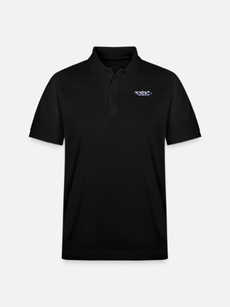 mindset is everything motivation - Stanley/Stella Unisex Organic Polo Shirt PREPSTER - black