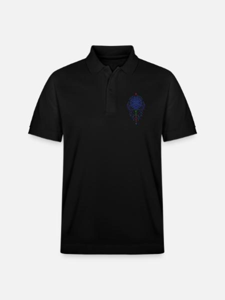 Spirituality Spiritually Protected Sacred Geometry - Stanley/Stella Unisex Organic Polo Shirt PREPSTER - black