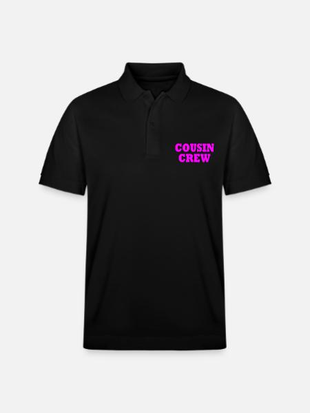 cousin crew - Stanley/Stella Unisex Bio-Poloshirt PREPSTER - Schwarz