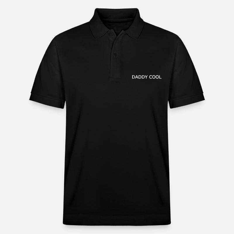 Daddy cool - Stanley/Stella Unisex Bio-Poloshirt PREPSTER - Schwarz
