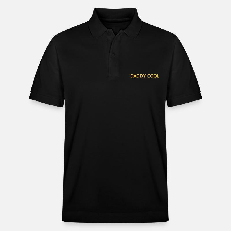 Daddy cool - Stanley/Stella Unisex Bio-Poloshirt PREPSTER - Schwarz