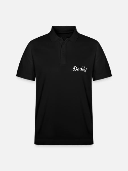 Daddy - Stanley/Stella Unisex Organic Polo Shirt PREPSTER - black
