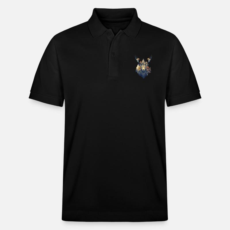 Hirsch - Stanley/Stella Unisex Bio-Poloshirt PREPSTER - Schwarz