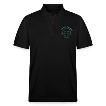 Totenkopf - Stanley/Stella Unisex Bio-Poloshirt PREPSTER - Schwarz - Vorne - Roxy (174cm) & Andy (188cm)
