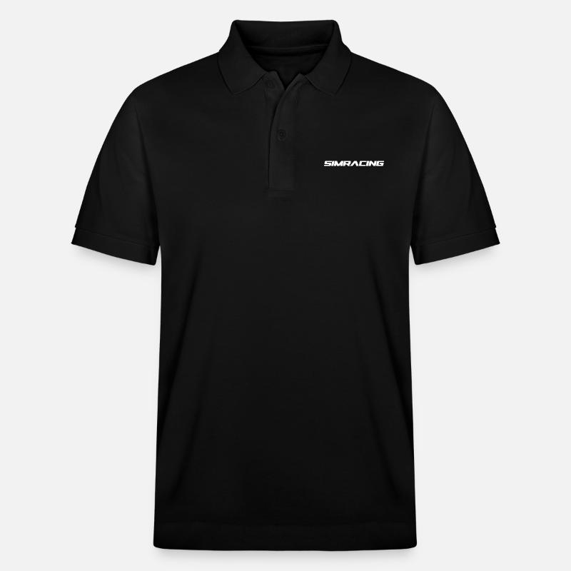 SIMRACING Classique - Polo PREPSTER bio Stanley/Stella Unisexe - noir