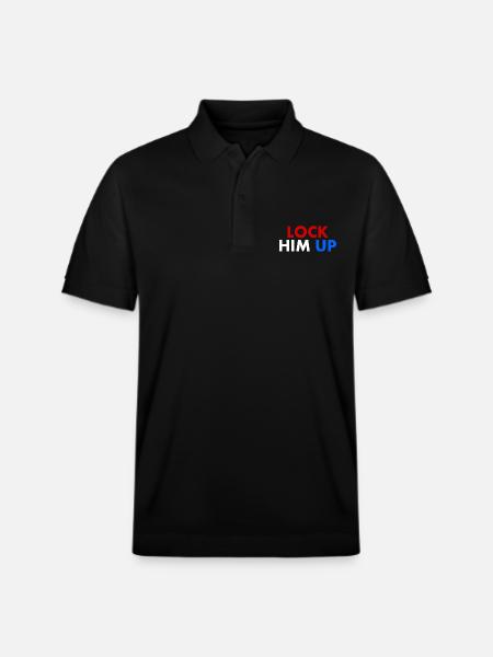 Lock him up - Stanley/Stella Unisex Organic Polo Shirt PREPSTER - black