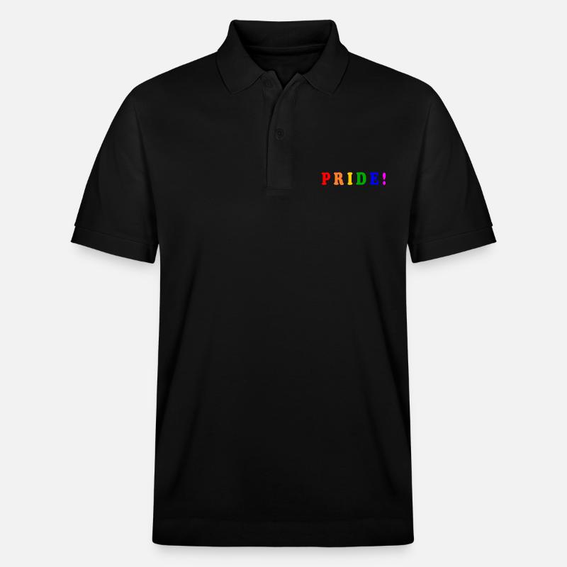 Pride - Polo PREPSTER bio Stanley/Stella Unisexe - noir