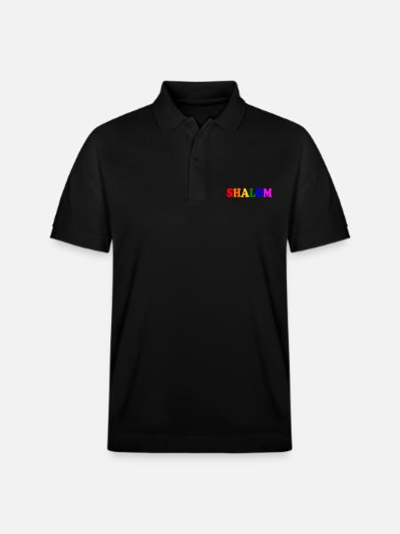 Shalom - Stanley/Stella Unisex Organic Polo Shirt PREPSTER - black