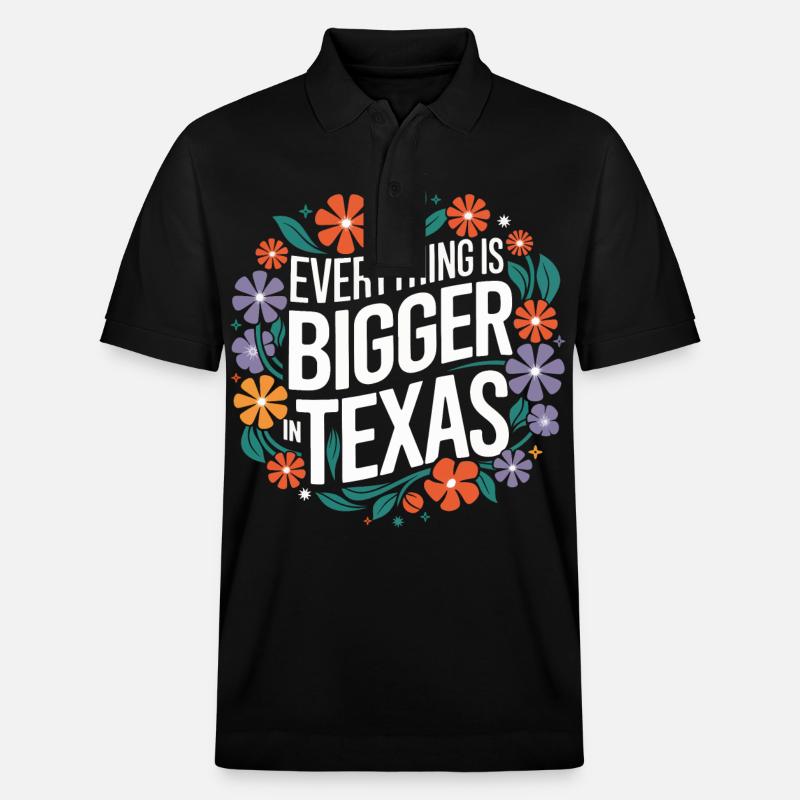 État du Texas Texans Texas - Polo PREPSTER bio Stanley/Stella Unisexe - noir