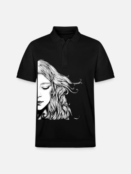 Dreamer - Stanley/Stella Unisex Organic Polo Shirt PREPSTER - black
