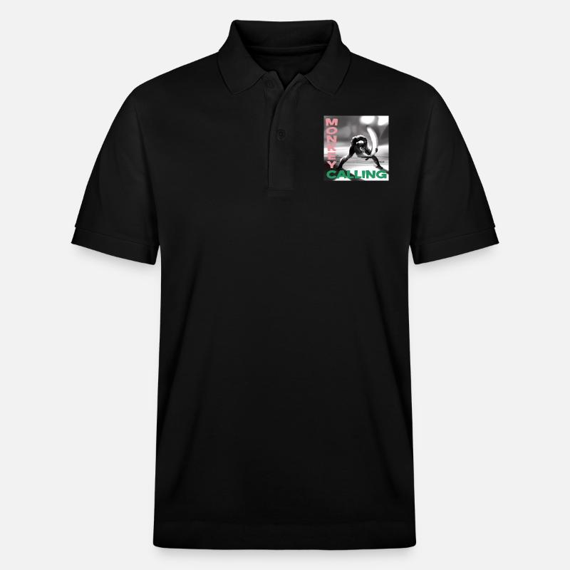 Monkey Calling - Stanley/Stella Unisex Bio-Poloshirt PREPSTER - Schwarz