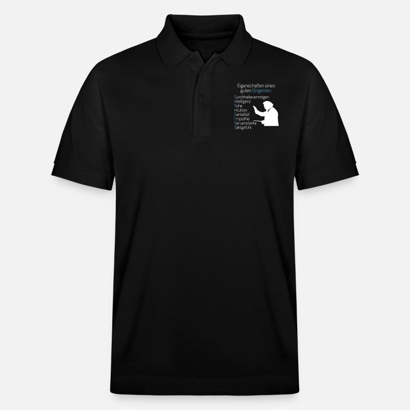 Eigenschaften Dirigent - Stanley/Stella Unisex Bio-Poloshirt PREPSTER - Schwarz