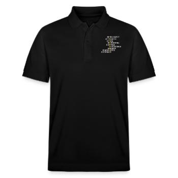 Traumfrau - Stanley/Stella Unisex Bio-Poloshirt PREPSTER - Schwarz - Vorne - Roxy (174cm) & Andy (188cm)