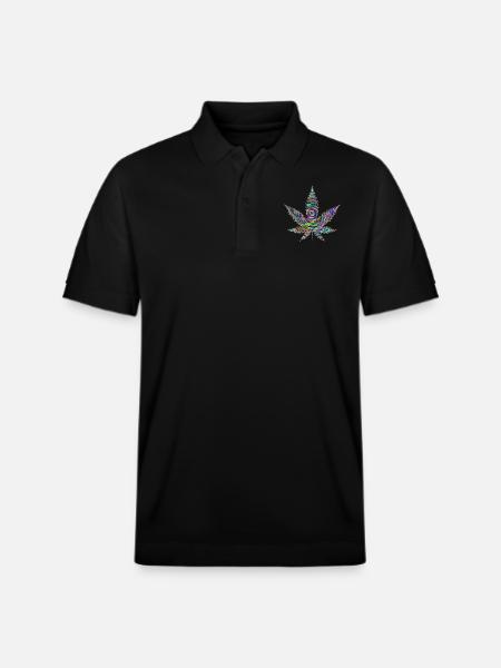 Marijuana - Stanley/Stella Unisex Bio-Poloshirt PREPSTER - Schwarz