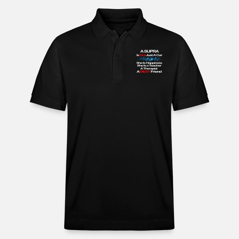 Supra T-shirt - Polo PREPSTER bio Stanley/Stella Unisexe - noir