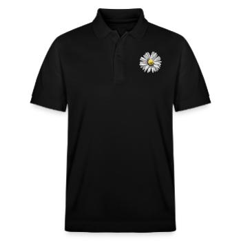 marguerite - Polo PREPSTER bio Stanley/Stella Unisexe - noir - Devant - Roxy (174cm) & Andy (188cm)