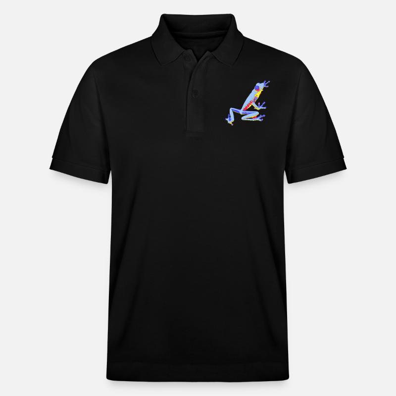 froggy - Stanley/Stella Unisex Bio-Poloshirt PREPSTER - Schwarz