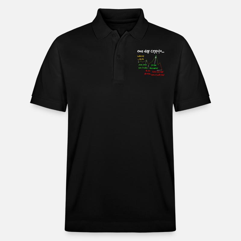 One day crypto - Stanley/Stella Unisex Bio-Poloshirt PREPSTER - Schwarz