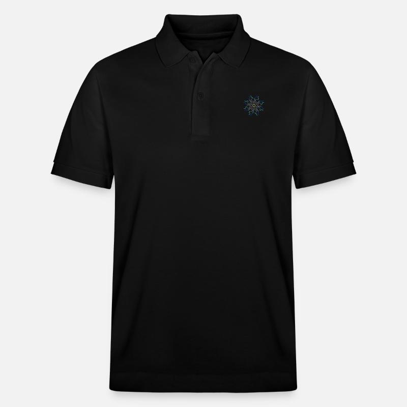 sb mandala - Stanley/Stella Unisex Bio-Poloshirt PREPSTER - Schwarz