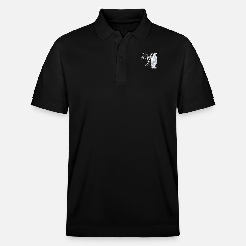 Pinguin Design - Stanley/Stella Unisex Bio-Poloshirt PREPSTER - Schwarz