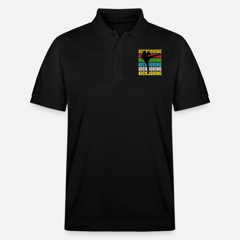 Kickboxen Kickboxing - Stanley/Stella Unisex Bio-Poloshirt PREPSTER - Schwarz