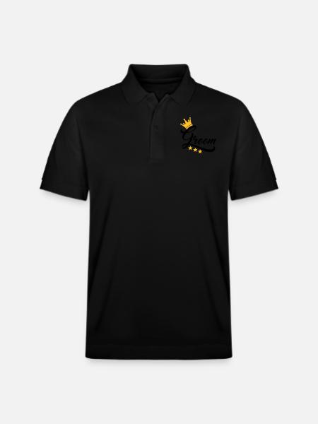 groom - Stanley/Stella Unisex Bio-Poloshirt PREPSTER - Schwarz