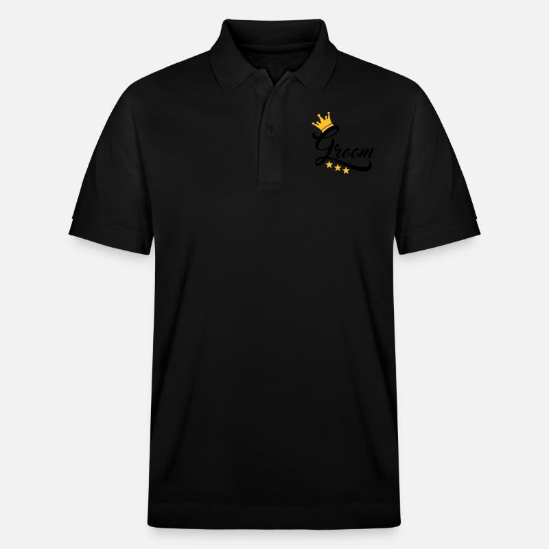 groom - Polo PREPSTER bio Stanley/Stella Unisexe - noir