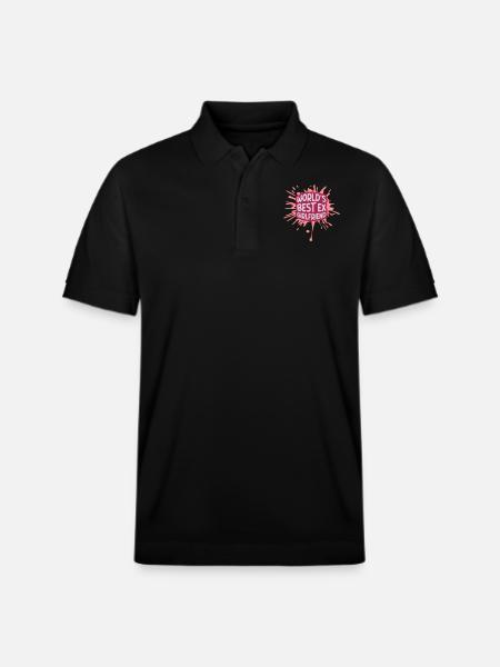World's Best Ex Girlfriend - Stanley/Stella Unisex Organic Polo Shirt PREPSTER - black