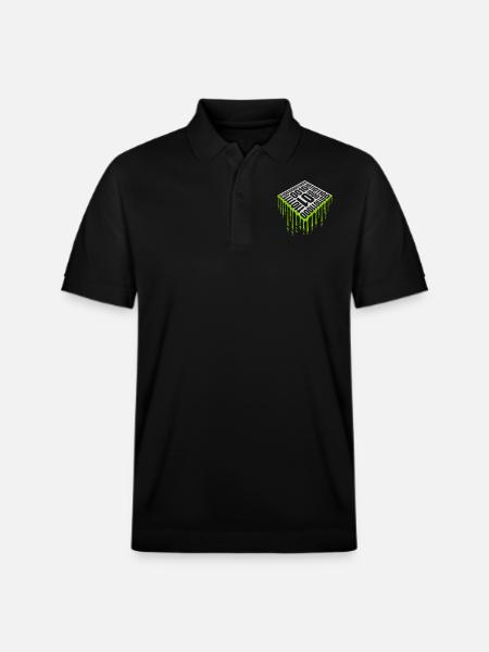 Binär Code Programm Sprache - Stanley/Stella Unisex Bio-Poloshirt PREPSTER - Schwarz