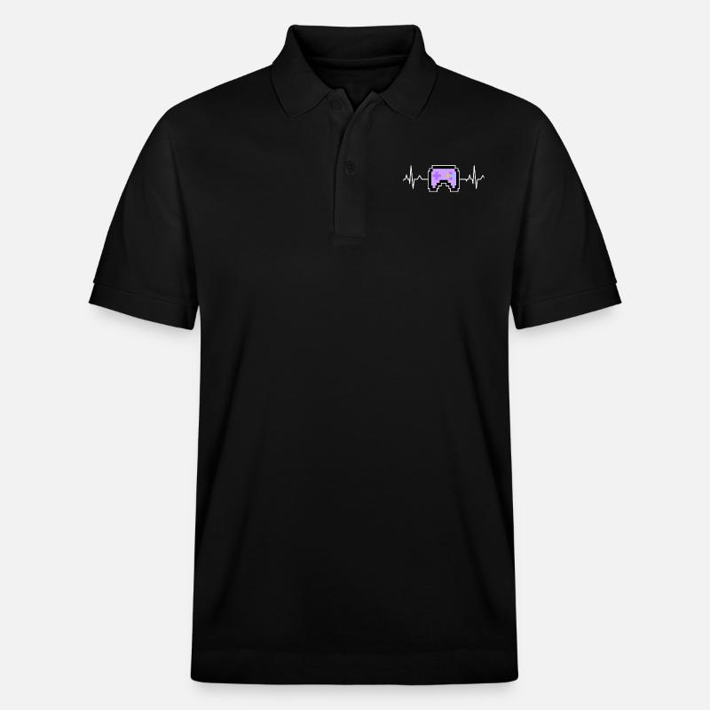 Controller - Stanley/Stella Unisex Organic Polo Shirt PREPSTER - black