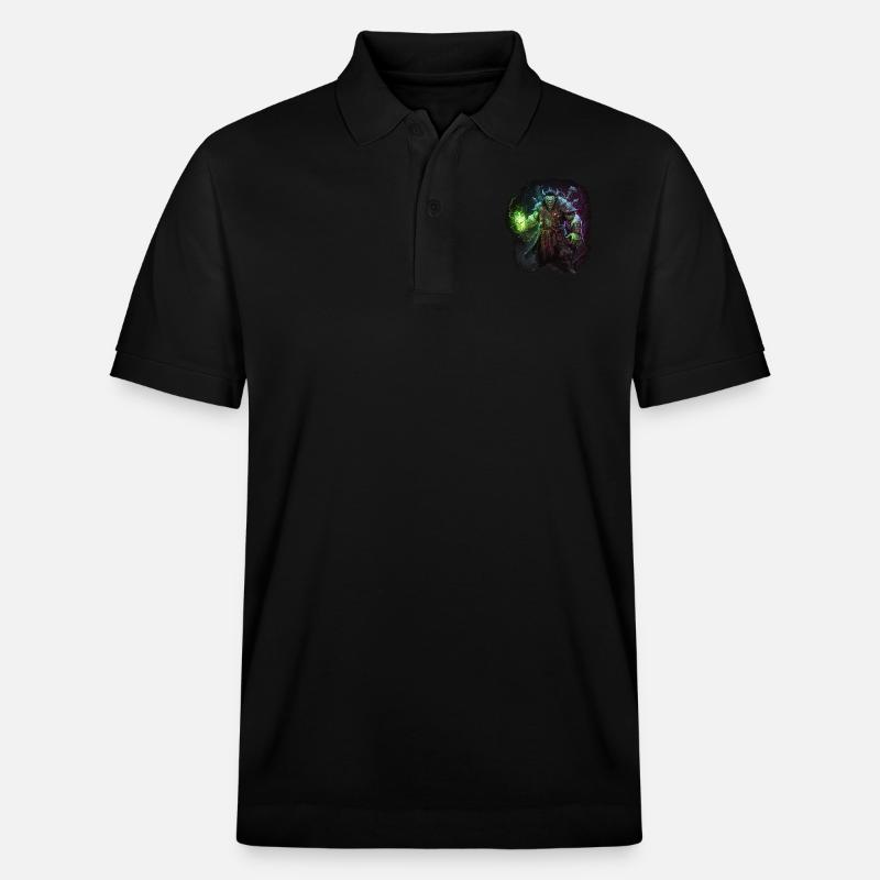Ork-Zauberer - Stanley/Stella Unisex Bio-Poloshirt PREPSTER - Schwarz