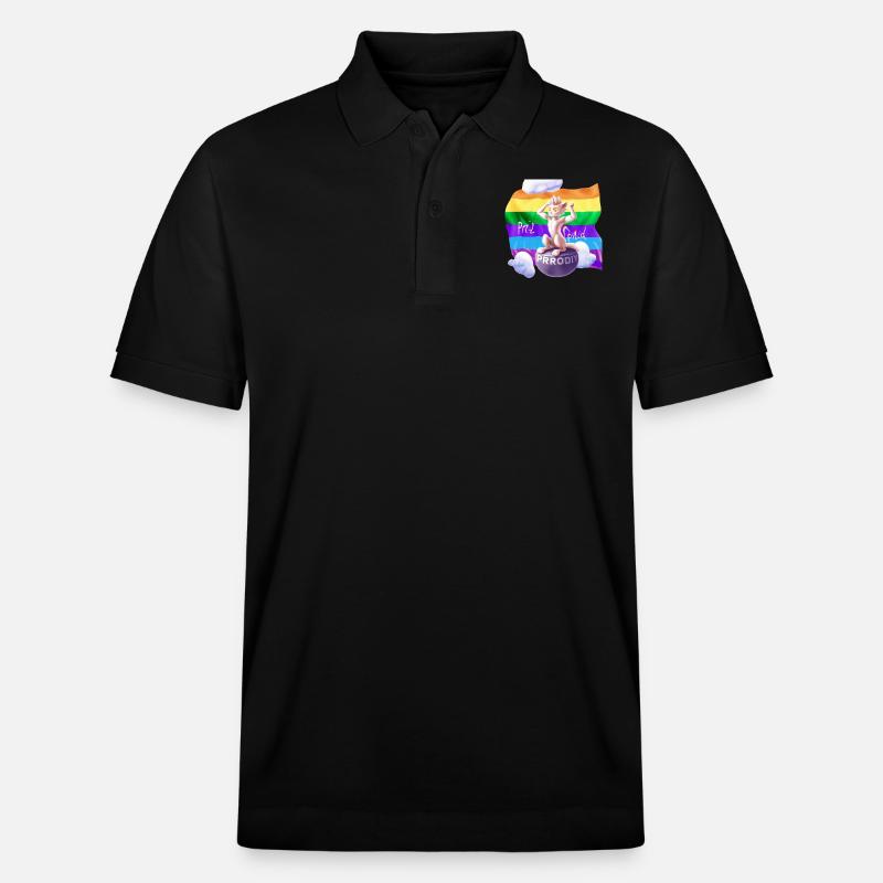 Pride mal anders - Stanley/Stella Unisex Bio-Poloshirt PREPSTER - Schwarz
